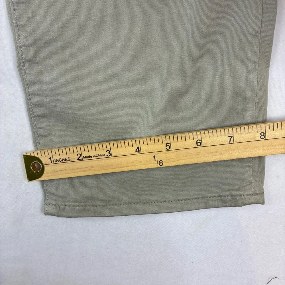 Mavi Zach Straight Leg Men 38x32 Sage Green Twill Stretch Cotton Pants New